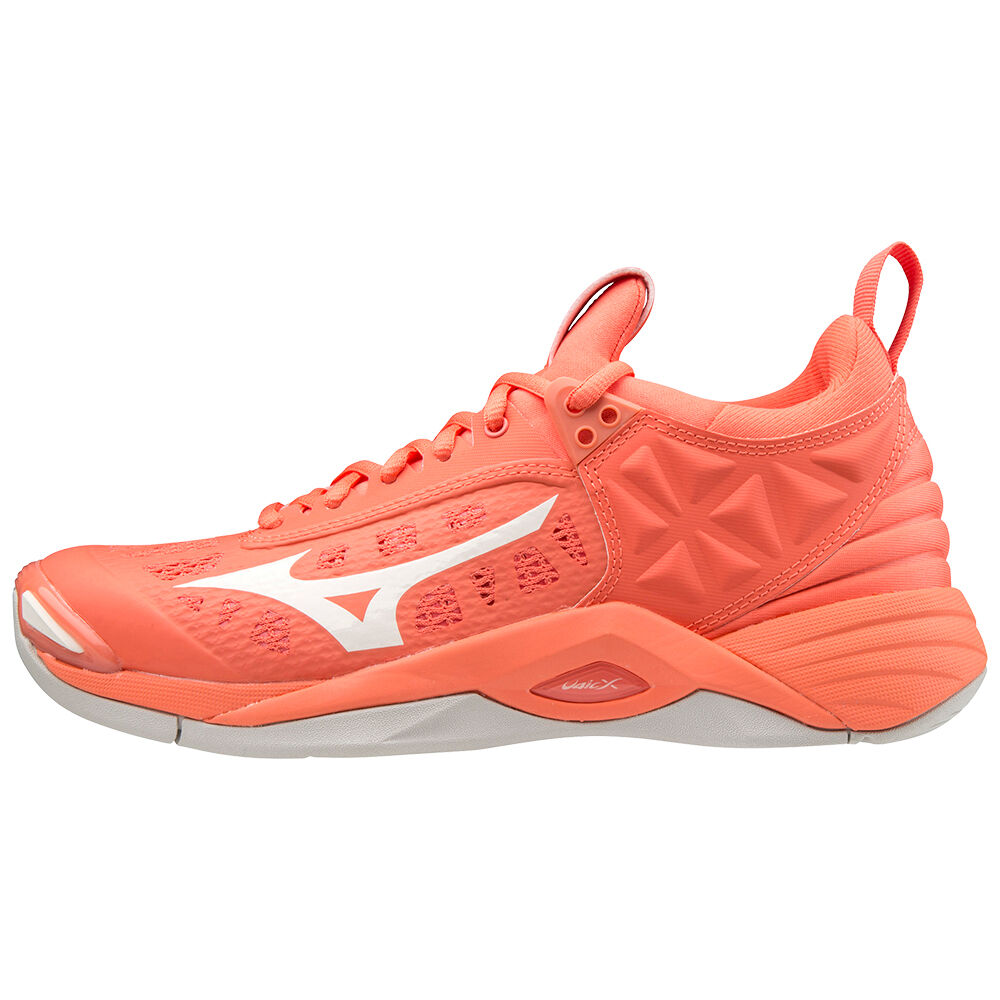 Scarpe da netball Mizuno Wave Momentum Nb Donna - Grigie/Grigie - 12940-KLCD